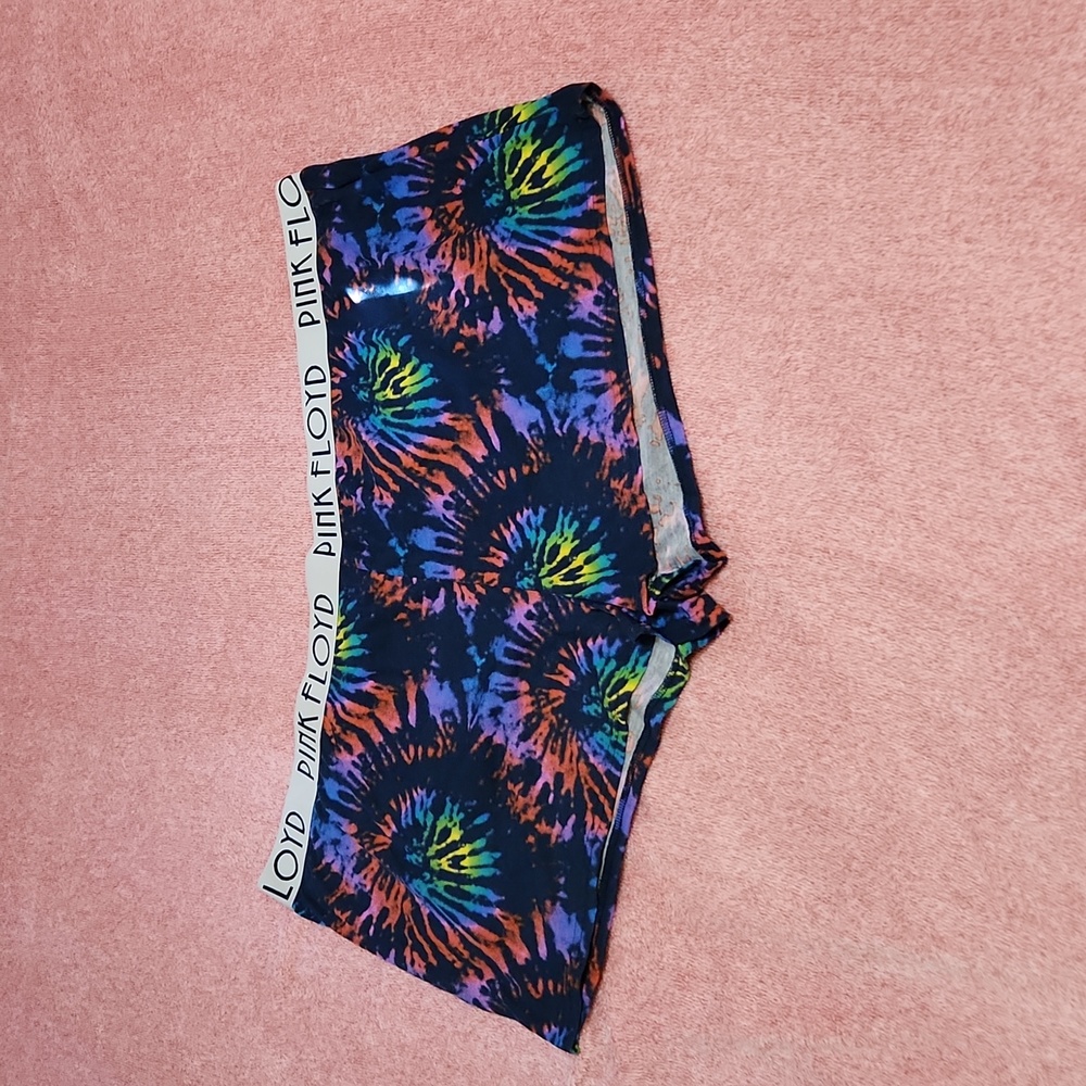 Pink Floyd Tie Dye Print Booty Shorts - Size 3XL